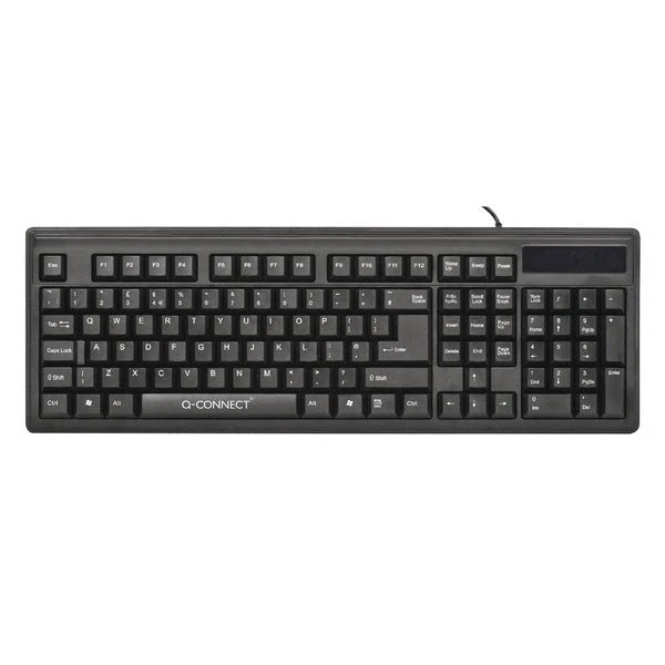 Office Machines Q-Connect Keyboard Black KF00779 3 Office Machines Q-Connect Keyboard Black KF00779