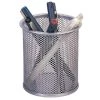 Q-Connect Mesh Pen Pot Silver KF00846 Desk Essentials 2 Q-Connect Mesh Pen Pot Silver KF00846 Desk Essentials