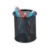 Q-Connect Mesh Pen Pot Black KF00864 Desk Essentials