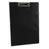 Filing & Folders Q-Connect PVC Foldover Clipboard Foolscap Black KF01300