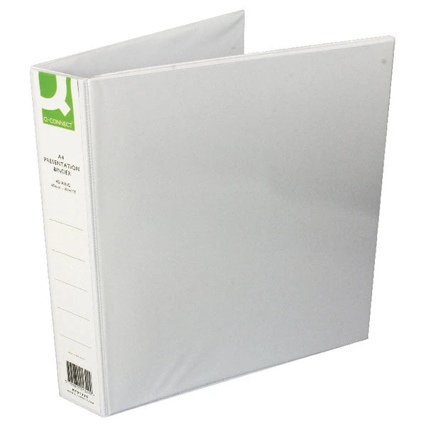 Q-Connect Presentation 40mm 4D Ring Binder A4 White KF01329Q 3 Q-Connect Presentation 40mm 4D Ring Binder A4 White KF01329Q