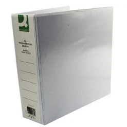 Filing & Folders Q-Connect Presentation 65mm 4D Ring Binder A4 White KF01334Q