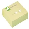 Q-Connect Repositionable Notes Value Stickn Sticky Notes Cube 76x76mm Pastel Yellow 21072 2 Q-Connect Repositionable Notes Value Stickn Sticky Notes Cube 76x76mm Pastel Yellow 21072