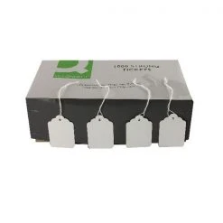 Unbranded Strung Ticket 57x38mm White (pack Of 1000) KF01621