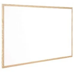 Q-Connect Wooden Frame Whiteboard 400x300mm KF03569 Wall Boards