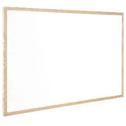 Q-Connect Wooden Frame Whiteboard 600x400mm KF03570