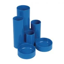 Q-Connect Desk Tidy Blue MPTUBKPBLU