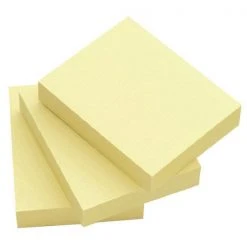 Q-Connect Quick Notes 51 X 76mm Yellow KF10501 Repositionable Notes