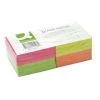 Repositionable Notes Q-Connect Quick Notes 76 X 76mm Neon KF10508