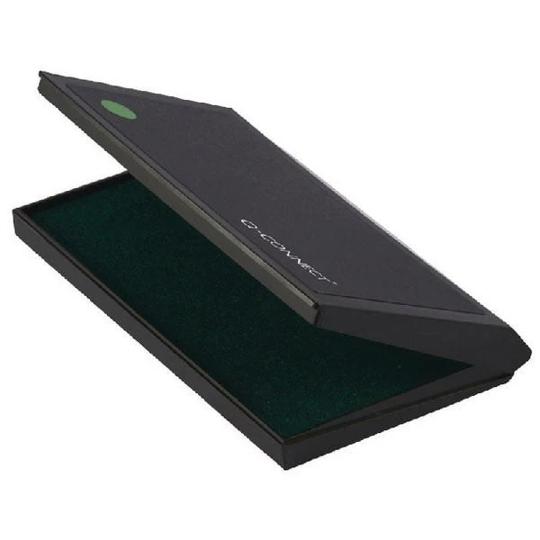 Q-Connect Large Stamp Pad Green KF15439 3 Q-Connect Large Stamp Pad Green KF15439