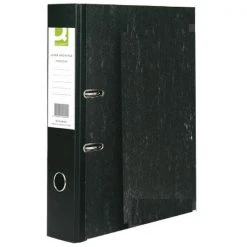 Q-Connect Value Lever Arch File Foolscap Marble Filing & Folders