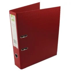 Q-Connect 70mm Lever Arch File Polypropylene Foolscap Red KF20027 Filing & Folders