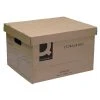 Filing & Folders Q-Connect Brown Storage Box 335x400x250mm KF21665 2 Filing & Folders Q-Connect Brown Storage Box 335x400x250mm KF21665
