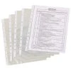Q-Connect Punched Pockets Polypropylene 50 Micron A4 Clear Pack Of 100 KF24001 1 Q-Connect Punched Pockets Polypropylene 50 Micron A4 Clear Pack Of 100 KF24001