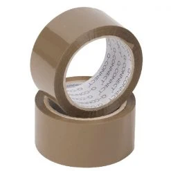 Q-Connect Value Buff Packaging Tape 48mmx66m Pack 6