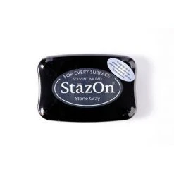 StazOn Ink Pads Stone Grey Staz On Pad Stamps, Stamping And Linocut