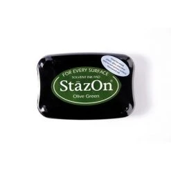 StazOn Ink Pads Olive Green Staz On Pad