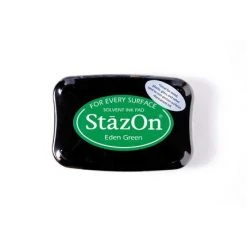 StazOn Ink Pads Eden Green Staz On Pad Stamps, Stamping And Linocut