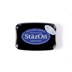 StazOn Ink Pads Ultramarine Staz On Pad Stamps, Stamping And Linocut
