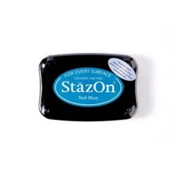 StazOn Ink Pads Teal Blue Staz On Pad