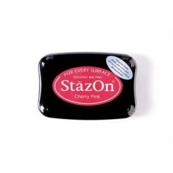 Stamps, Stamping And Linocut StazOn Ink Pads Cherry Pink Staz On Pad