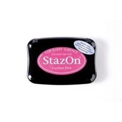 StazOn Ink Pads Fuchsia Pink Staz On Pad Stamps, Stamping And Linocut