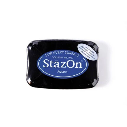 StazOn Ink Pads Azure Staz On Pad 3 StazOn Ink Pads Azure Staz On Pad