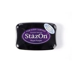 Stamps, Stamping And Linocut StazOn Ink Pads Royal Purple Staz On Pad