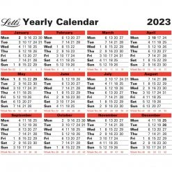 Letts 2023 Diary Business Calendar Yearly