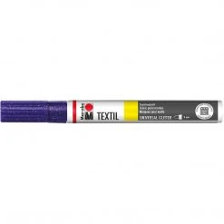 Marabu Textil Painter Glitter 3mm Violet Drawing & Colouring