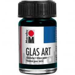 Marabu Glasart Paint 15ml Turquoise Glass Painting