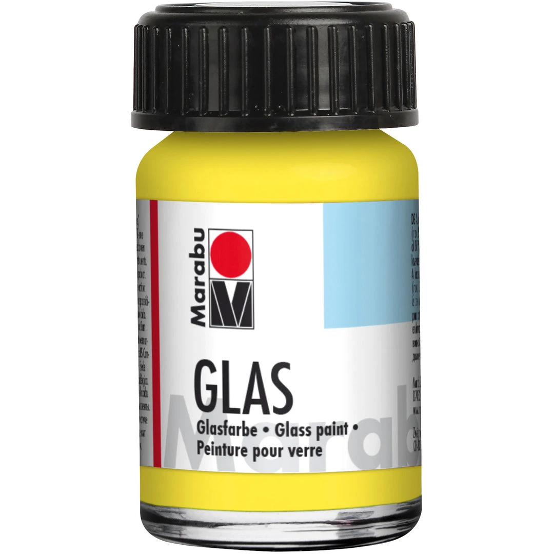 Drawing & Colouring Marabu Glas Paint 15ml Lemon 3 Drawing & Colouring Marabu Glas Paint 15ml Lemon