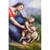 Museums & Galleries Greetings Cards Virgin And Child With The Lamb Of God (single)