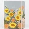 MOSSERY Sunflowers Twinbook Student Stationery