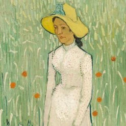 Colcards Girl In White By Van Gogh Greetings Cards