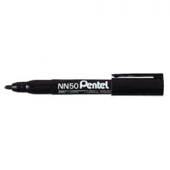Writing Pens & Pencils Pentel NN50 Permanent Marker Bullet Tip Black NN50-A