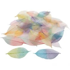 Papermania Craft Embellishments Skeleton Leaves - Two Tone