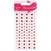 Papermania Adhesive Stones - Red Craft Embellishments