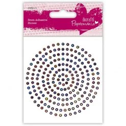 Papermania Craft Embellishments 3mm Adhesive Stones - Iridescent