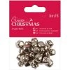 Papermania Jingle Bells - Silver - Assorted Sizes