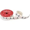Papermania Cotton Christmas Ribbon - Reindeer - Create Christmas 1 Papermania Cotton Christmas Ribbon - Reindeer - Create Christmas