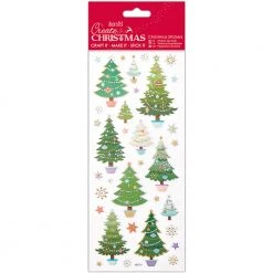 Papermania Luxury Stickers - Christmas Trees