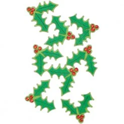 Papermania Felt Holly Stickers - Create Christmas