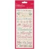 Papermania Glitter Dot Stickers - Christmas Text