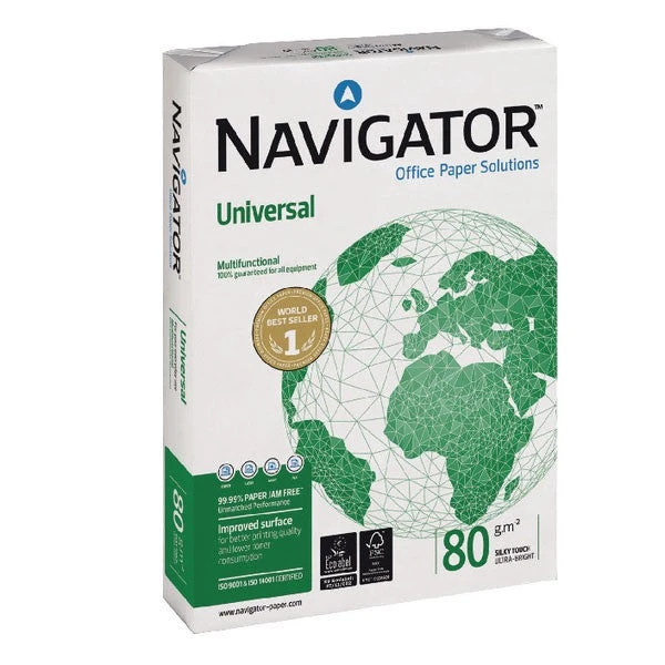 Navigator Universal A4 Paper 80gsm White NAVA480 Pack Of 500 Sheets 3 Navigator Universal A4 Paper 80gsm White NAVA480 Pack Of 500 Sheets