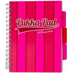 Pukka Vogue A5 Project Book Pink Notebooks And Journals