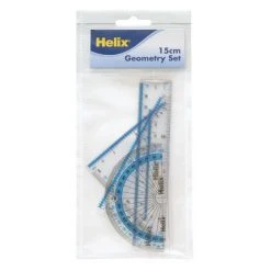 Helix 15cm Clear Geometry Set Maped Helix