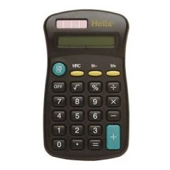 Student Stationery Helix Basic Calculator