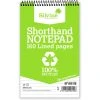 Silvine Recycled Shorthand Notebook Notebooks And Journals