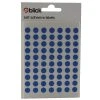 Blick Coloured Labels In Bags Round 8mm Dia 490 Per Bag Blue RS002055